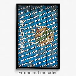 Alex Oklahoma Poster (OK City Souvenir 11x17 Town Print)