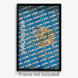 Corn Oklahoma Poster (OK City Souvenir 11x17 Town Print)
