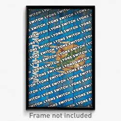 Lyons Switch Oklahoma Poster (OK City Souvenir 11x17 Town Print)