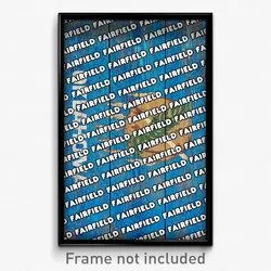 Fairfield Oklahoma Poster (OK City Souvenir 11x17 Town Print)