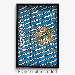 Arnett Oklahoma Poster (OK City Souvenir 11x17 Town Print)