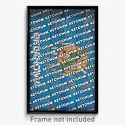 Ketchum Oklahoma Poster (OK City Souvenir 11x17 Town Print)