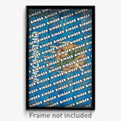 Binger Oklahoma Poster (OK City Souvenir 11x17 Town Print)