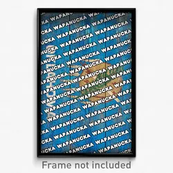 Wapanucka Oklahoma Poster (OK City Souvenir 11x17 Town Print)