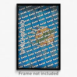 Gage Oklahoma Poster (OK City Souvenir 11x17 Town Print)