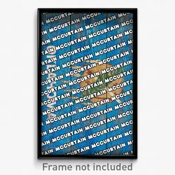 McCurtain Oklahoma Poster (OK City Souvenir 11x17 Town Print)