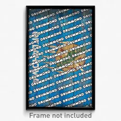 Drummond Oklahoma Poster (OK City Souvenir 11x17 Town Print)