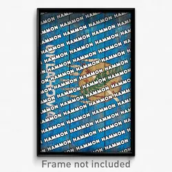Hammon Oklahoma Poster (OK City Souvenir 11x17 Town Print)