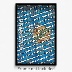 Tupelo Oklahoma Poster (OK City Souvenir 11x17 Town Print)