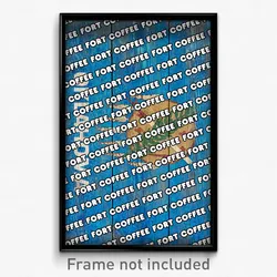Fort Coffee Oklahoma Poster (OK City Souvenir 11x17 Town Print)