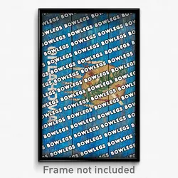 Bowlegs Oklahoma Poster (OK City Souvenir 11x17 Town Print)