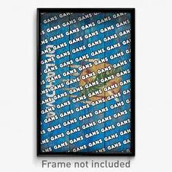 Gans Oklahoma Poster (OK City Souvenir 11x17 Town Print)
