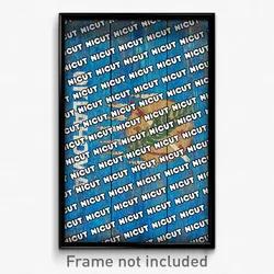 Nicut Oklahoma Poster (OK City Souvenir 11x17 Town Print)