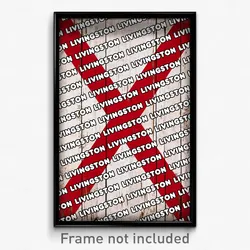 Livingston Alabama Poster (AL City Souvenir 11x17 Town Print)