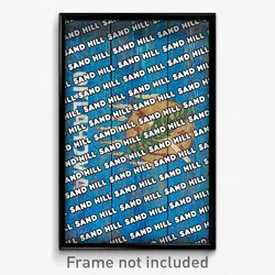 Sand Hill Oklahoma Poster (OK City Souvenir 11x17 Town Print)
