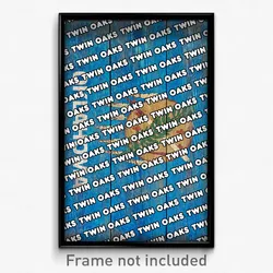 Twin Oaks Oklahoma Poster (OK City Souvenir 11x17 Town Print)