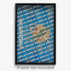 Arpelar Oklahoma Poster (OK City Souvenir 11x17 Town Print)