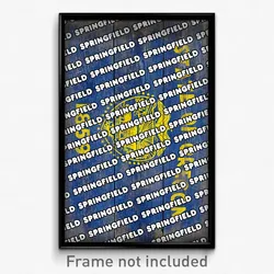 Springfield Oregon Poster (OR City Souvenir 11x17 Town Print)