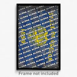 Aloha Oregon Poster (OR City Souvenir 11x17 Town Print)