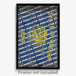 Pendleton Oregon Poster (OR City Souvenir 11x17 Town Print)