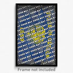 Coos Bay Oregon Poster (OR City Souvenir 11x17 Town Print)