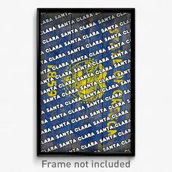 Santa Clara Oregon Poster (OR City Souvenir 11x17 Town Print)