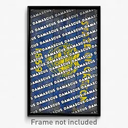 Damascus Oregon Poster (OR City Souvenir 11x17 Town Print)
