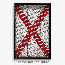 Hanceville Alabama Poster (AL City Souvenir 11x17 Town Print)