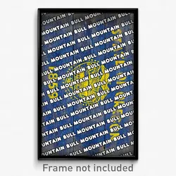 Bull Mountain Oregon Poster (OR City Souvenir 11x17 Town Print)