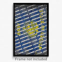 Jennings Lodge Oregon Poster (OR City Souvenir 11x17 Town Print)