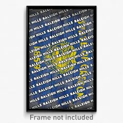 Raleigh Hills Oregon Poster (OR City Souvenir 11x17 Town Print)