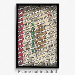 San Lorenzo California Poster (CA City Souvenir 11x17 Town Print)