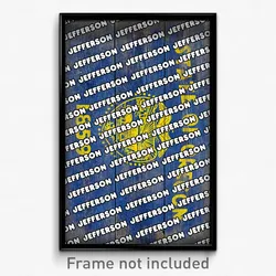Jefferson Oregon Poster (OR City Souvenir 11x17 Town Print)