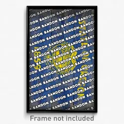 Bandon Oregon Poster (OR City Souvenir 11x17 Town Print)