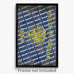 Shady Cove Oregon Poster (OR City Souvenir 11x17 Town Print)