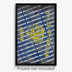 Millersburg Oregon Poster (OR City Souvenir 11x17 Town Print)