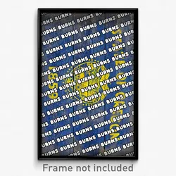 Burns Oregon Poster (OR City Souvenir 11x17 Town Print)