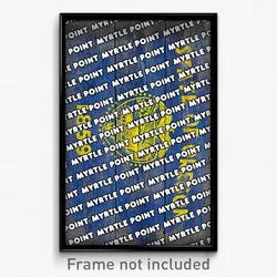 Myrtle Point Oregon Poster (OR City Souvenir 11x17 Town Print)