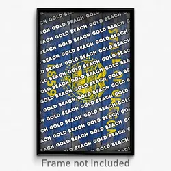 Gold Beach Oregon Poster (OR City Souvenir 11x17 Town Print)