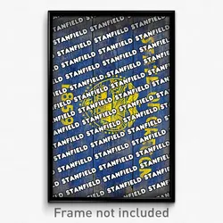 Stanfield Oregon Poster (OR City Souvenir 11x17 Town Print)