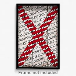 East Brewton Alabama Poster (AL City Souvenir 11x17 Town Print)