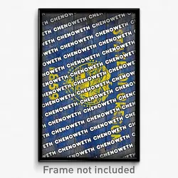 Chenoweth Oregon Poster (OR City Souvenir 11x17 Town Print)
