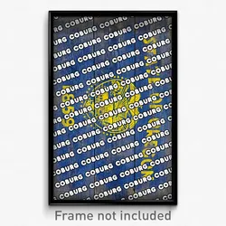 Coburg Oregon Poster (OR City Souvenir 11x17 Town Print)