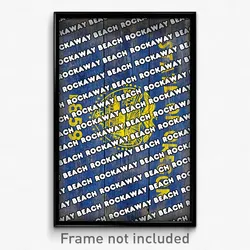 Rockaway Beach Oregon Poster (OR City Souvenir 11x17 Town Print)