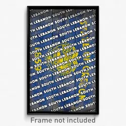 South Lebanon Oregon Poster (OR City Souvenir 11x17 Town Print)