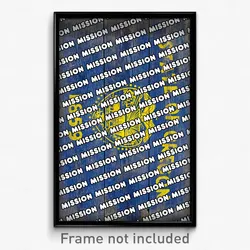Mission Oregon Poster (OR City Souvenir 11x17 Town Print)