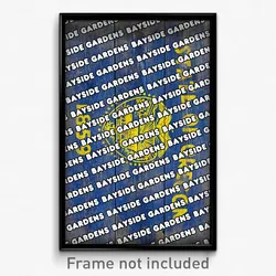 Bayside Gardens Oregon Poster (OR City Souvenir 11x17 Town Print)