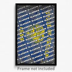 Glasgow Oregon Poster (OR City Souvenir 11x17 Town Print)