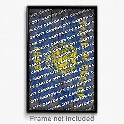 Canyon City Oregon Poster (OR City Souvenir 11x17 Town Print)