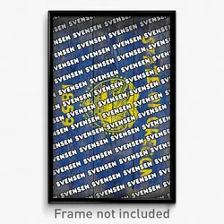 Svensen Oregon Poster (OR City Souvenir 11x17 Town Print)